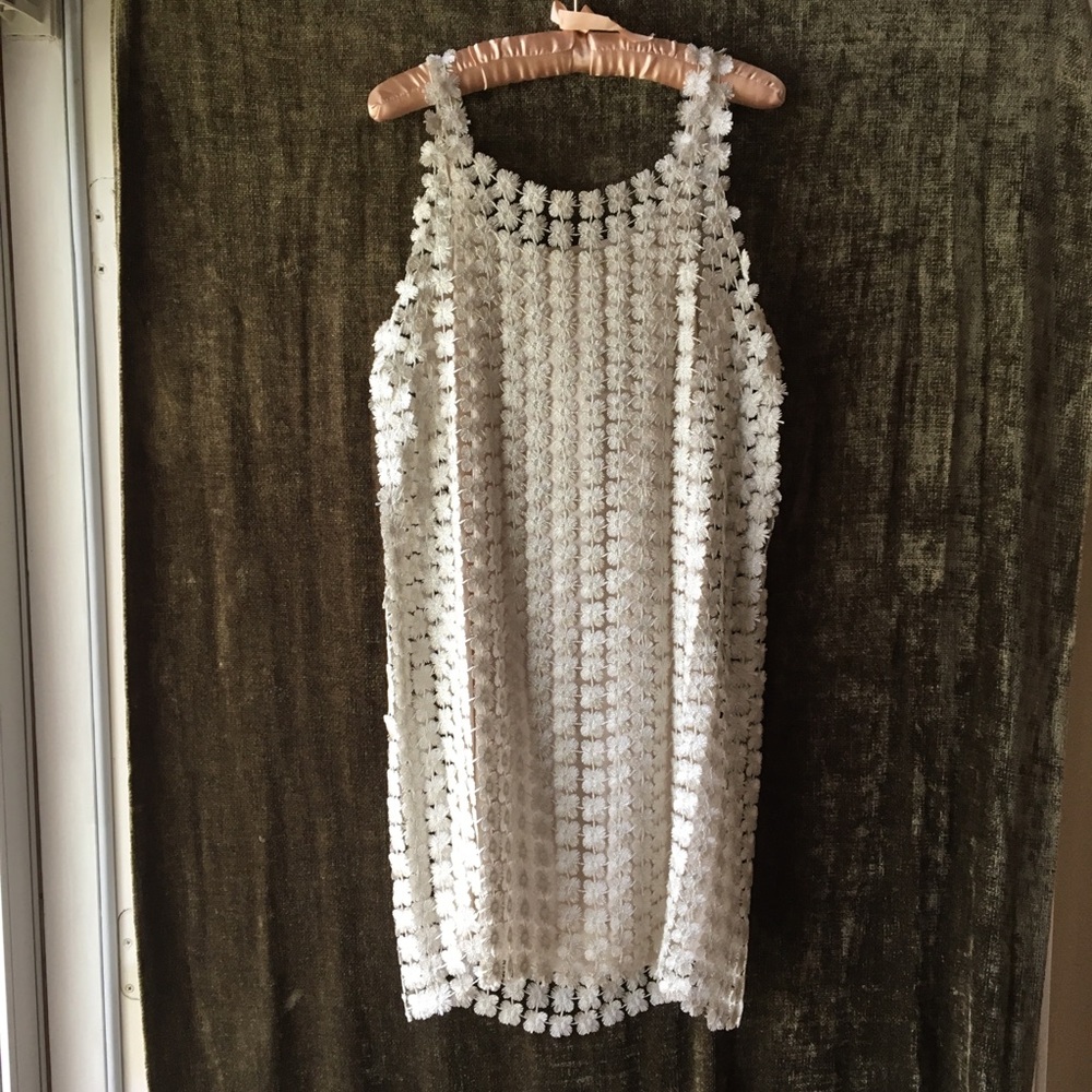 Honey Punch slip & lace dress NWT